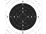 Mezin�rodn� pistolov� ter� 50/20 - n�hradn� st�ed, 1/0, 250x250